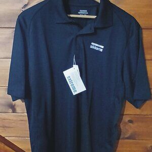 Comfortable Men's Extreme Eperformance Sikkens NEW Black Large Vented Sides Polo